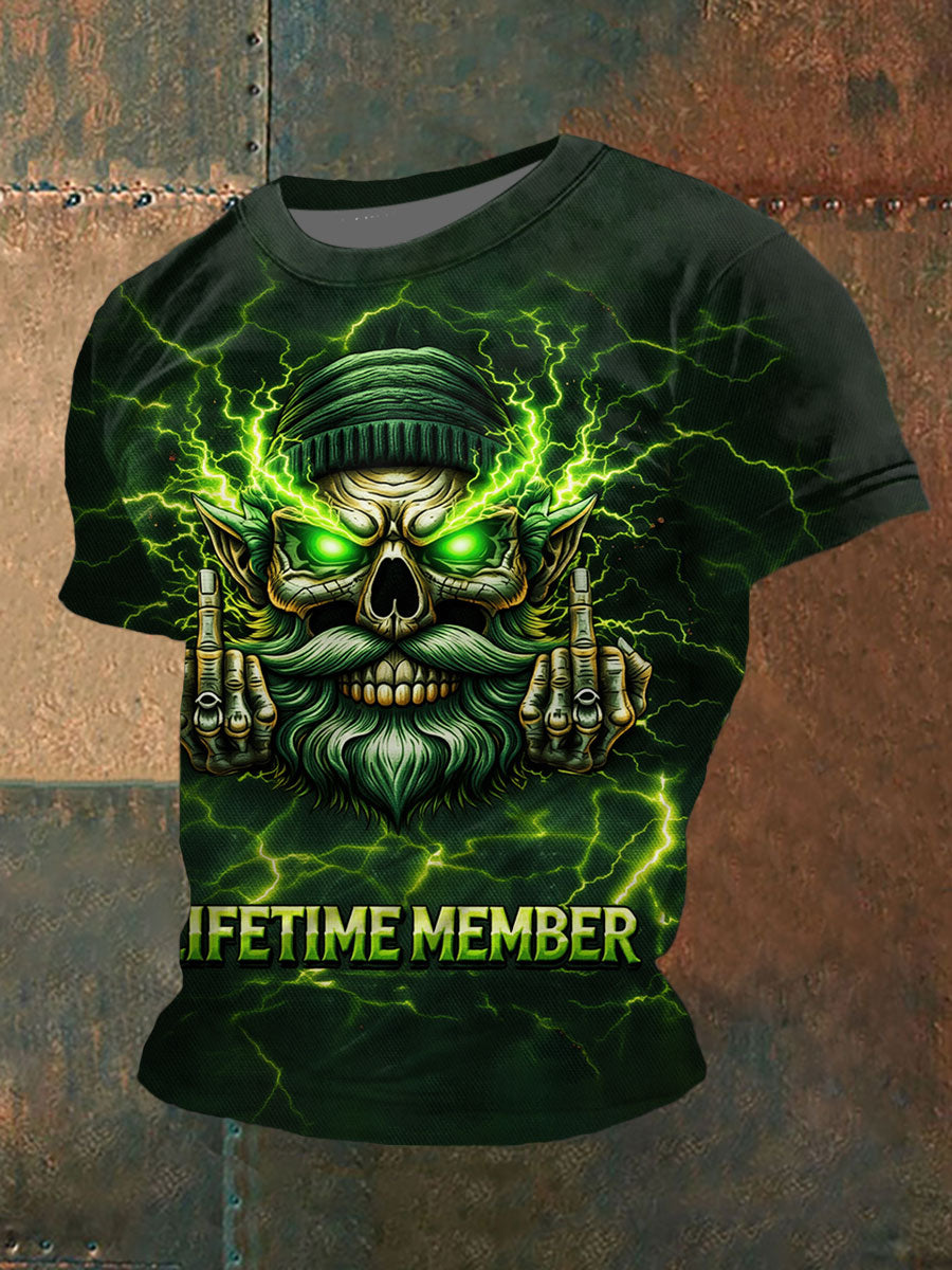 Men's Old Fuckers Club Printed Casual T-Shirt