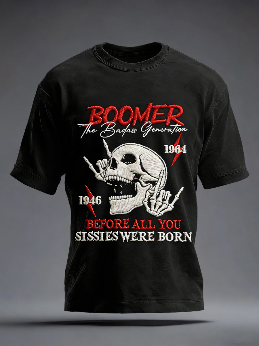Men's Boomer The Badass Generation Print T-Shirt