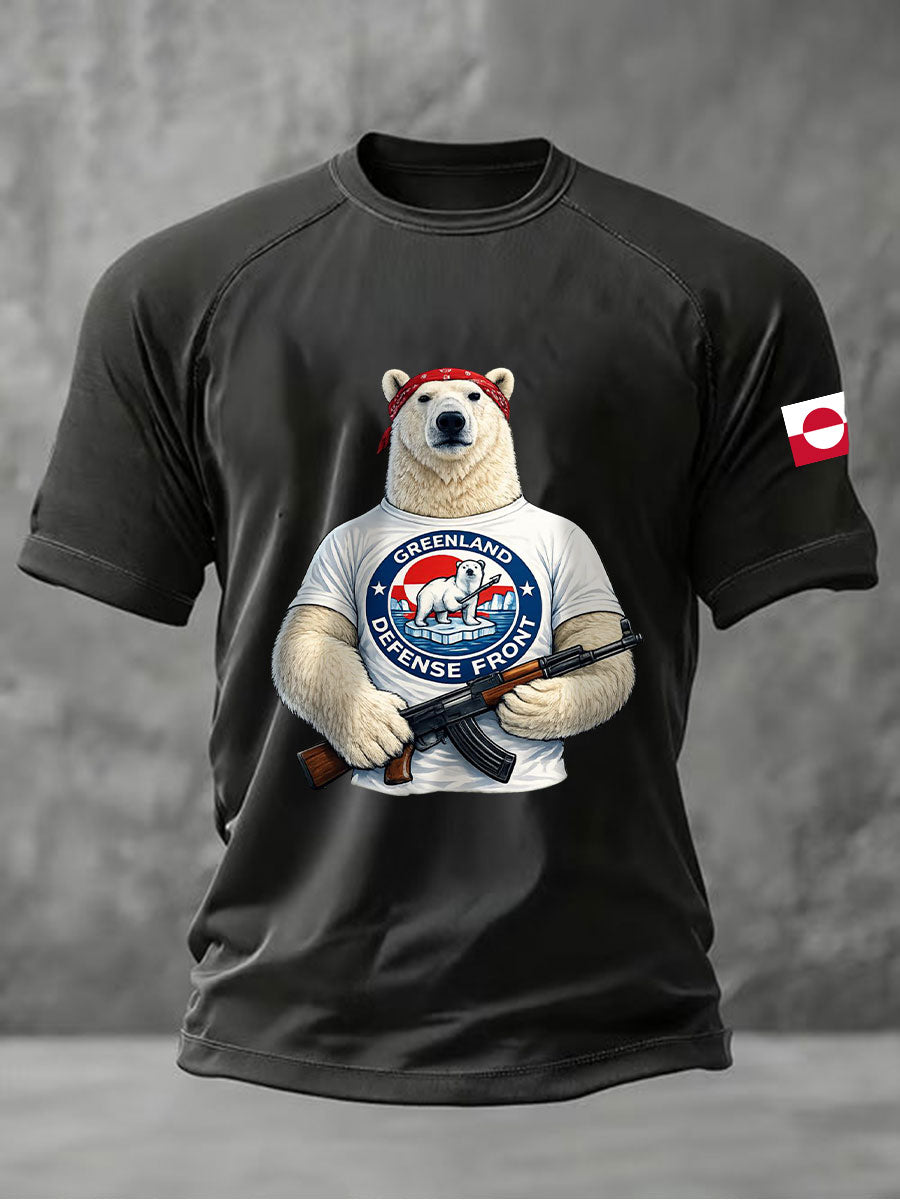 Men's Greenland Printed Casual T-Shirt