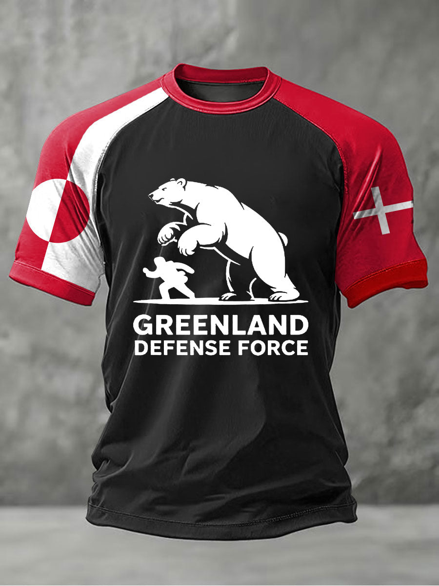 Men's Greenland Printed Casual T-Shirt