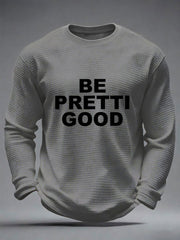 Men's Be Pretti Good Minneapolis Resist Waffle Long Sleeve T-Shirt