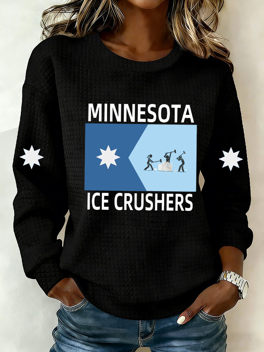 Women's Minnesota ICE Crushers Printed Sweatshirt