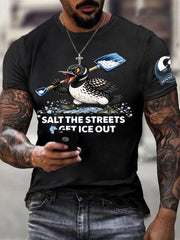 Men's Minnesota Loon Salt the Streets Get ICE Out  Short Sleeve T-shirt