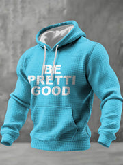 Men's Be Pretti Good Minneapolis Resist Checkered Cotton Hoodie