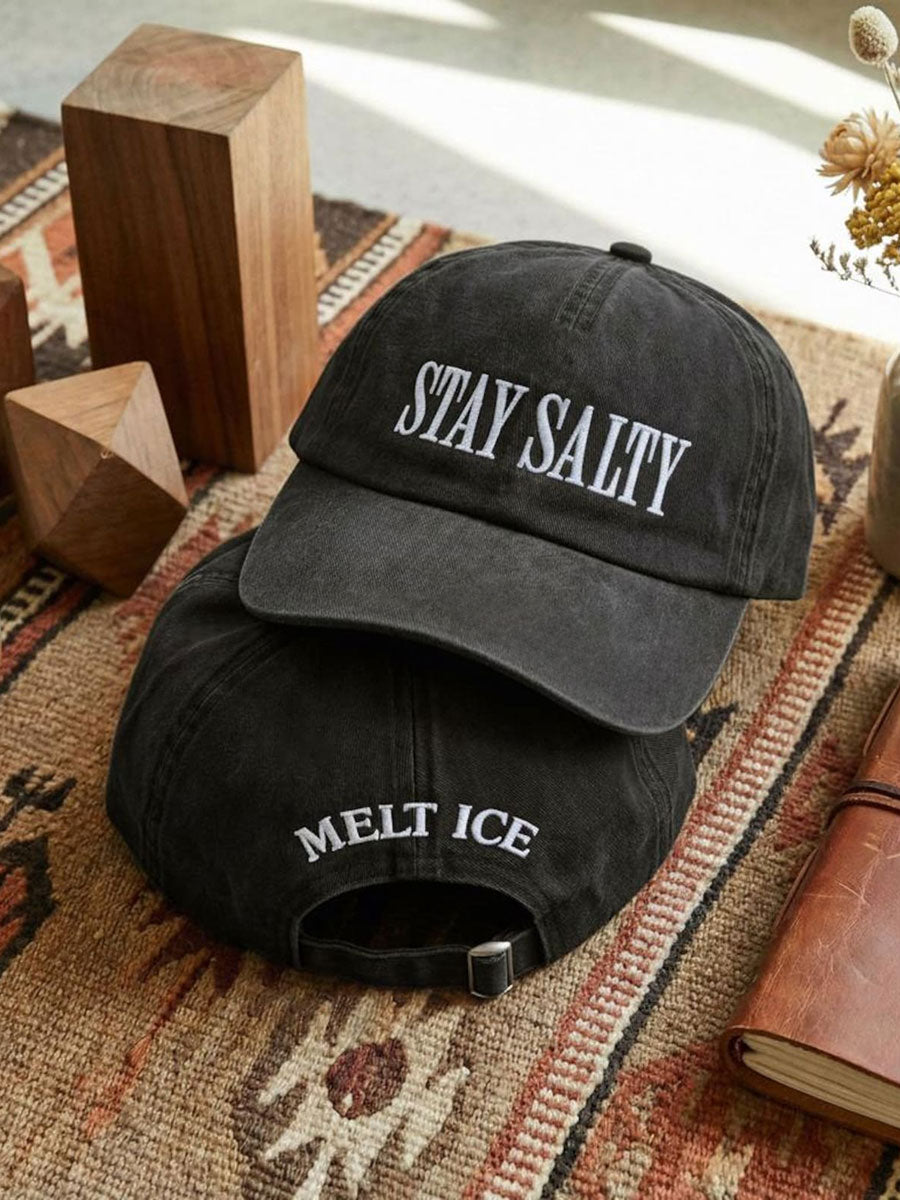 Stay Salty Melt ICE Printed Casual Unisex Cap