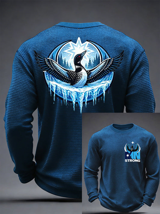 Men's Minnesota Strong Be Pretti Good Waffle Long Sleeve T-Shirt