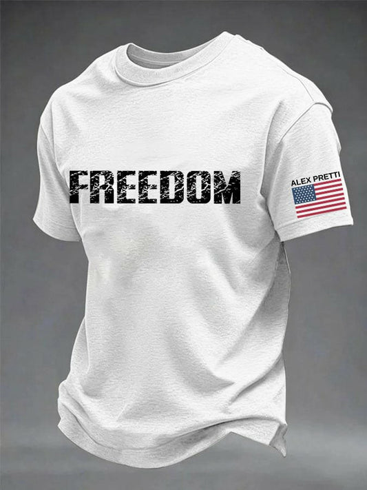 Men's Freedom Alex Pretti Printed T-shirt