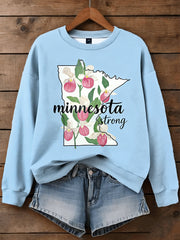 Women's Minnesota Strong Print Sweatshirt