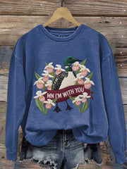 Women's Minnesota I'M With You Print sweatshirt