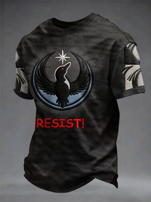 Men's The Loon Platoon Rebel Alliance Resist Printed short sleeves t-shirt