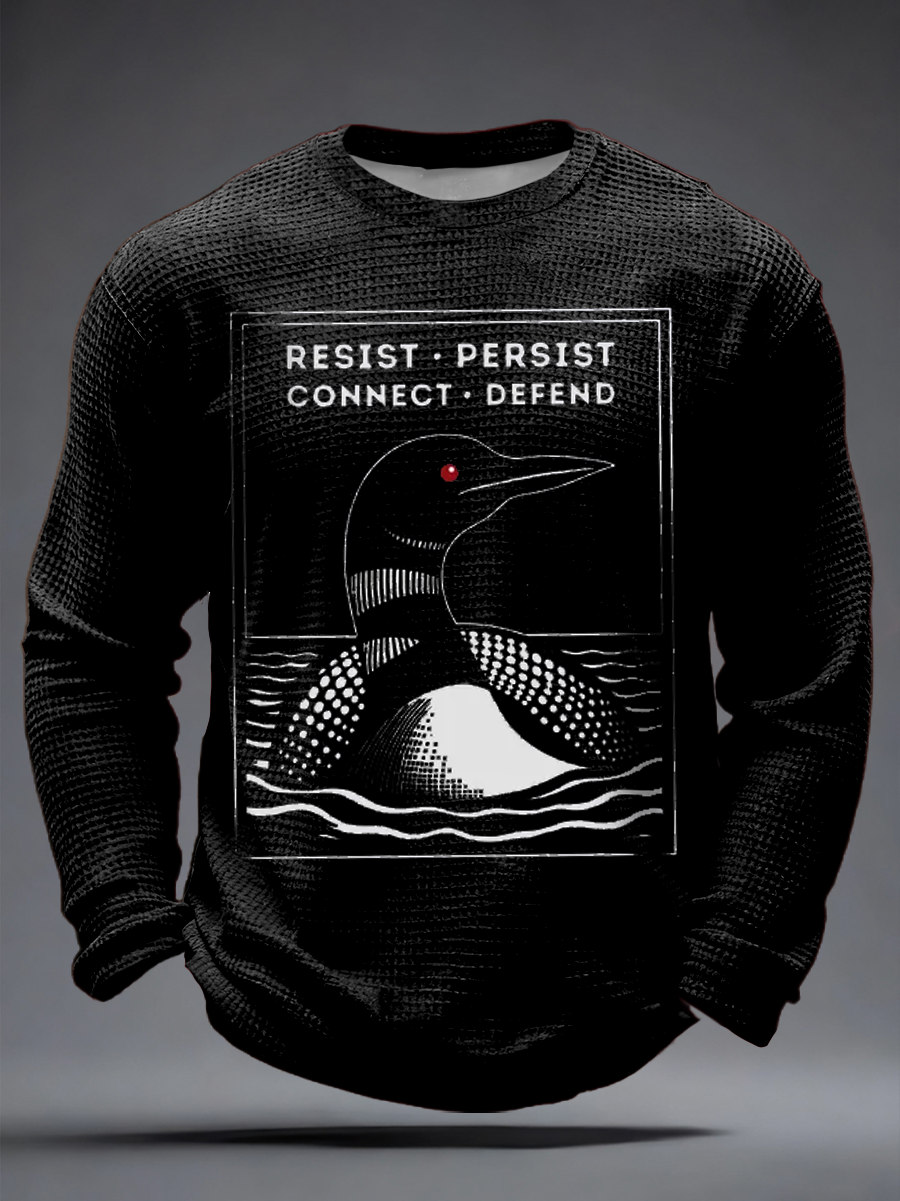 Men's Resist Loon Waffle Long Sleeve T-Shirt