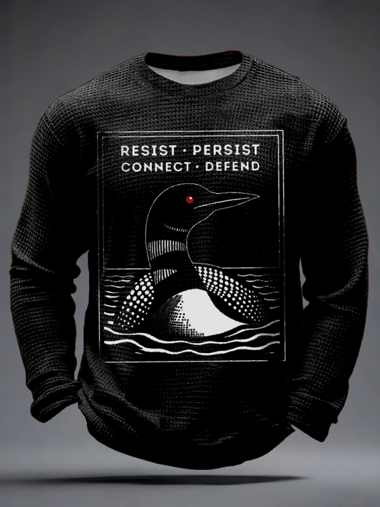 Men's Resist Loon Waffle Long Sleeve T-Shirt