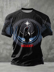 Men's The Loon Platoon Rebel Alliance Resist Printed short sleeve t-shirt