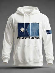 Men's Minnesota Strong Oversized Drop-Shoulder Hoodie With Pockets