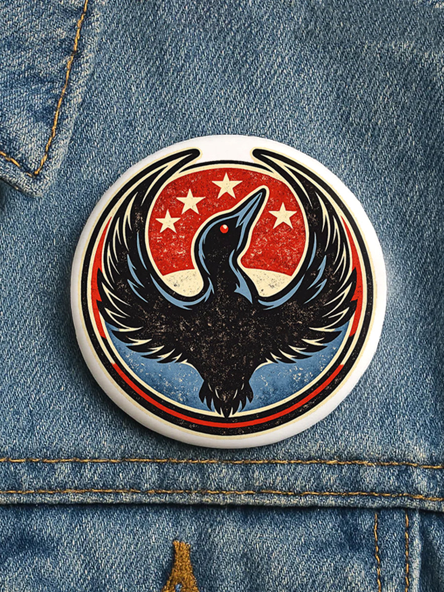 🔥Buy 4, get 1 free，Buy 7, get 2 free🔥Minnesota Rebel Alliance Loon Bird Pin