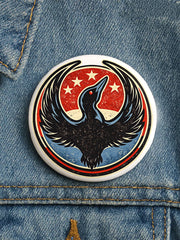 🔥Buy 4, get 1 free，Buy 7, get 2 free🔥Minnesota Rebel Alliance Loon Bird Pin