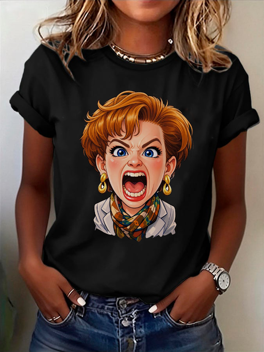 Women's Queen Of Comedy Short Sleeve T-Shirt