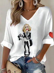 Women's Queen of Comedy Waffle T-shirt