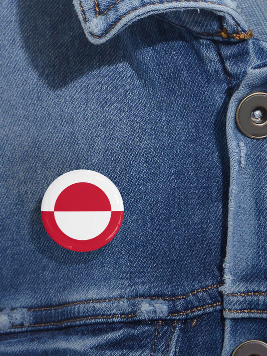 Greenland Flag Pattern Pin