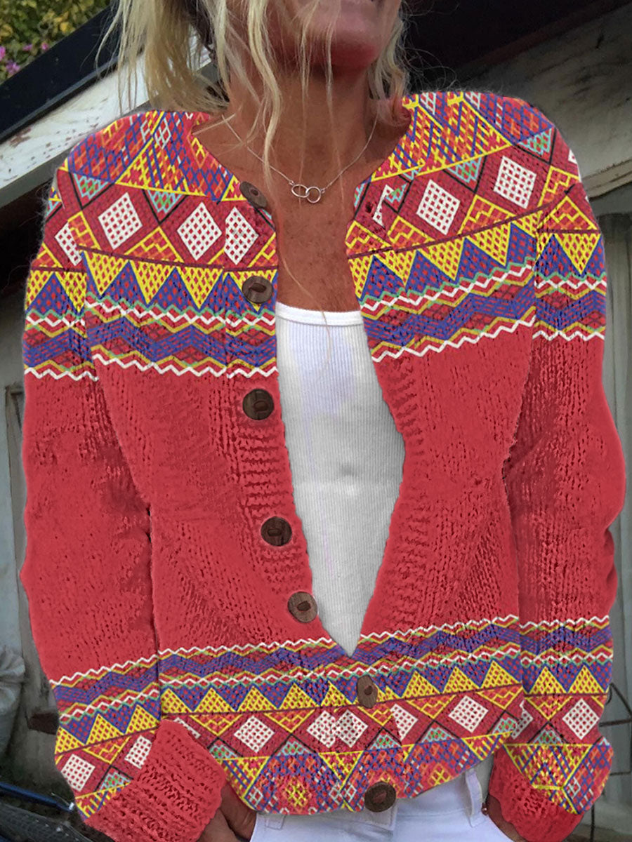 Women's Greenland Traditional Pattern Coat
