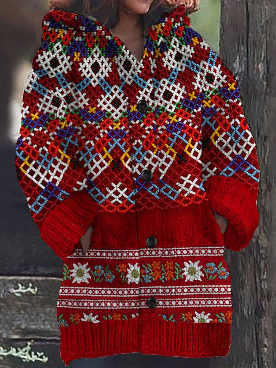 Women's Greenland Traditional Pattern Coat