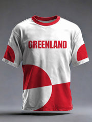 Men's Greenland Printed Casual T-Shirt