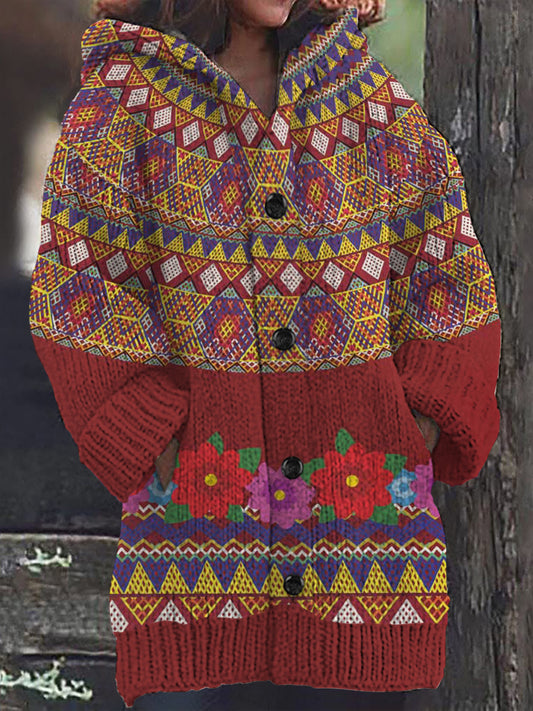 Women's Greenland Traditional Pattern Coat