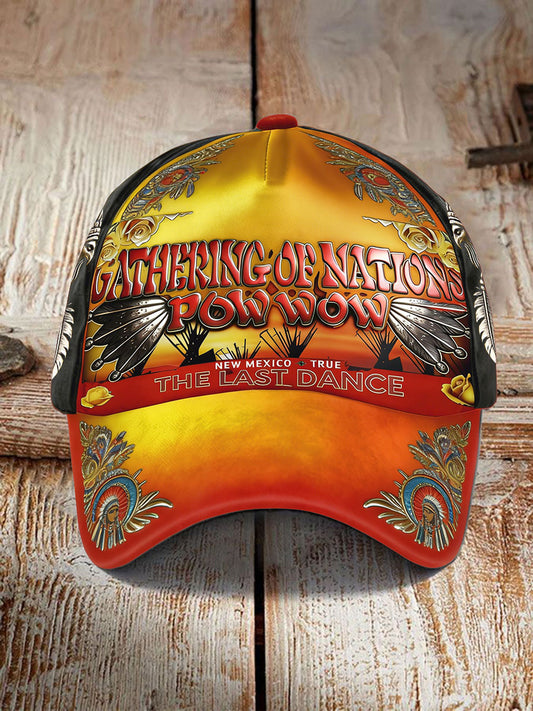 Unisex GON Pow-Wow Indian Art Printed Hat