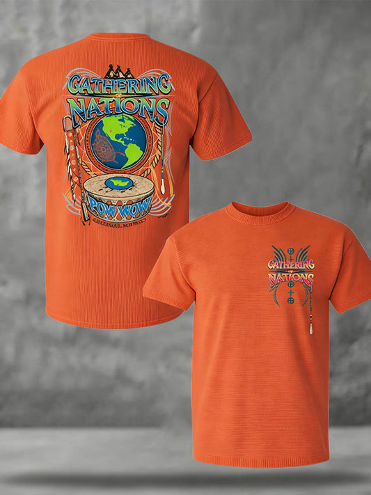 Unisex GON Pow-Wow Indian Art Printed T-shirt