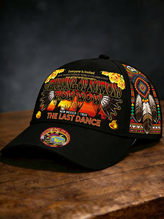 Unisex GON Pow-Wow Indian Art Printed Hat