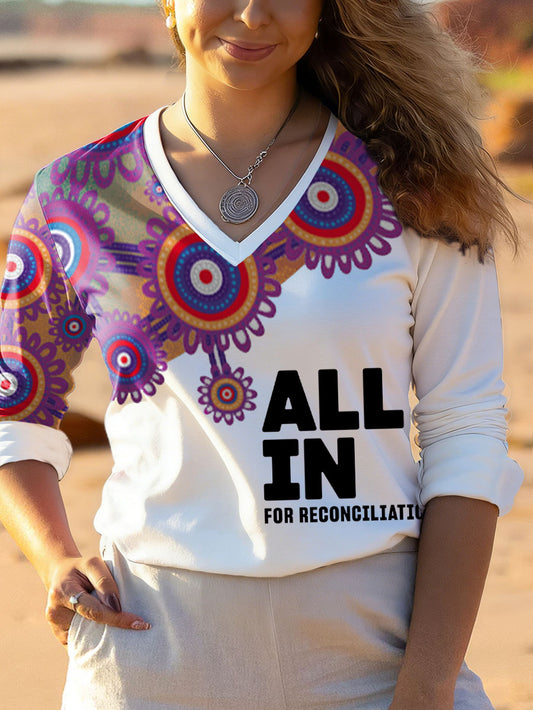 Women's AU Aboriginal Art Reconciliation Week Printed Tops