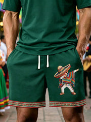 Men's Cinco de Mayo Printed Casual Shorts