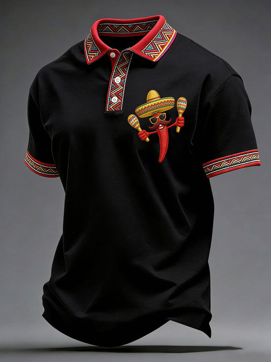 Men's Cinco de Mayo Printed Casual Shirt