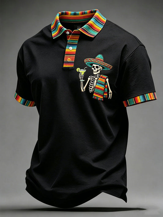 Men's Cinco de Mayo Print Casual Shirt