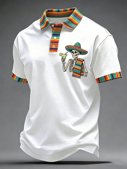 Men's Cinco de Mayo Print Casual Shirt