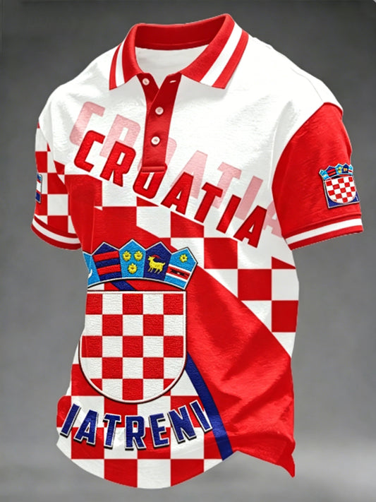 Men's Croatia  2026 polo shirt