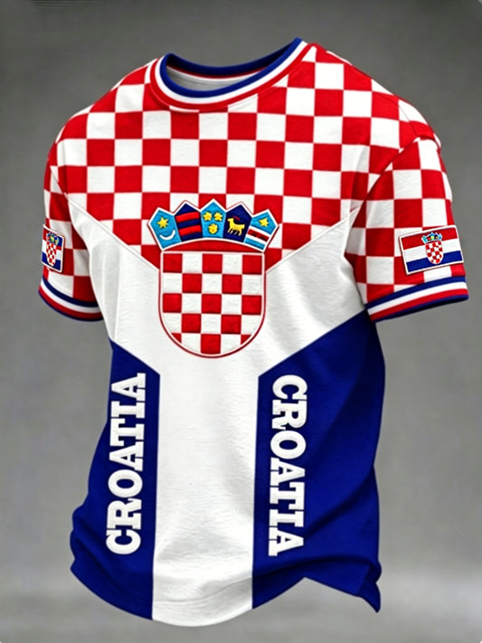 Men's Croatia  2026 short sleeves t-shirt