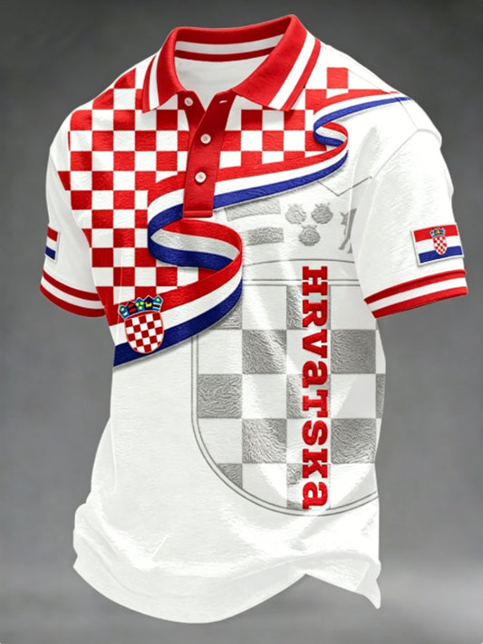 Men's Croatia  2026 polo shirt