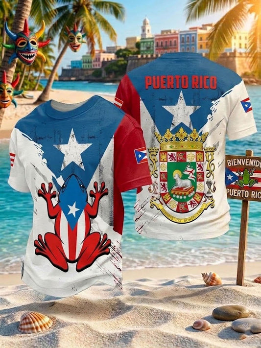 Men's Puerto Rico Printed T-shirt