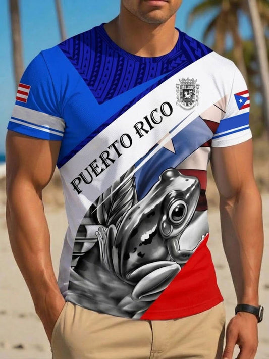 Men's Puerto Rico Printed T-shirt