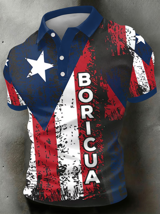 Men's Puerto Rico Printed polo shirt