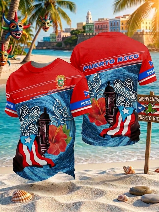 Men's Puerto Rico Printed T-shirt