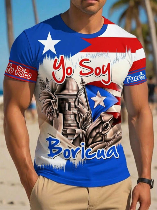 Men's Puerto Rico Printed T-shirt