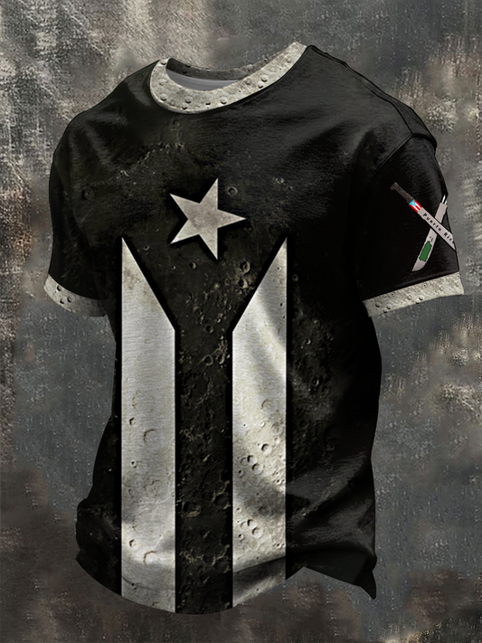 Men's Puerto Rico Printed short sleeves t-shirt