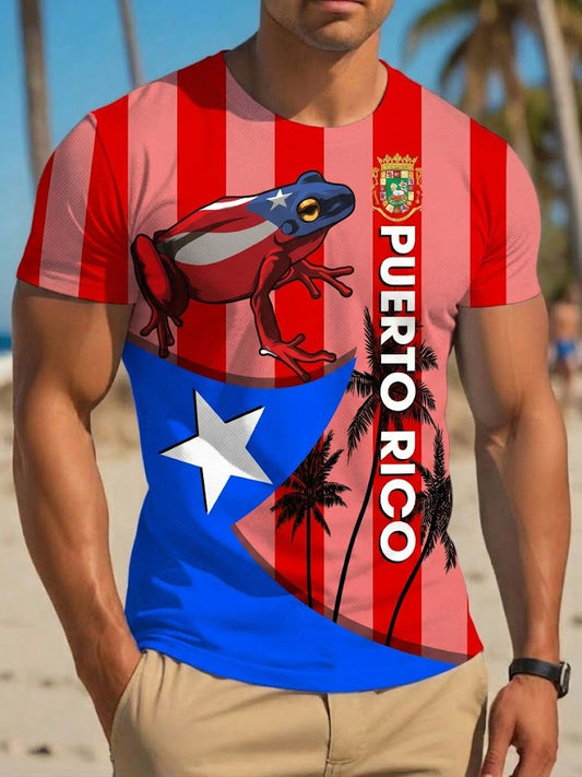 Men's Puerto Rico Printed T-shirt