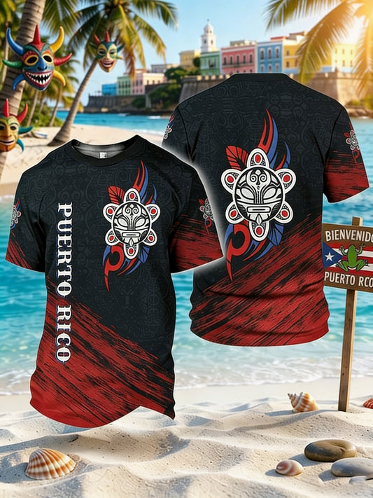 Men's Puerto Rico Printed T-shirt