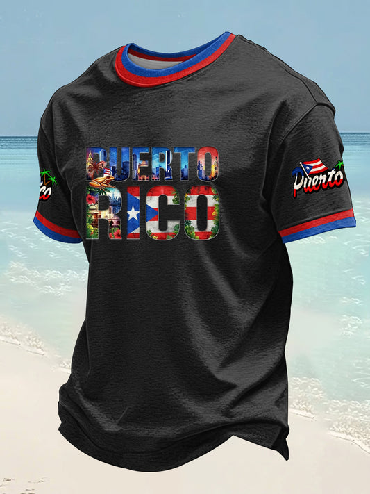 Men's Puerto Rico Printed T-shirt