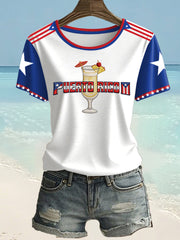Women's Puerto Rico Printed T-shirt