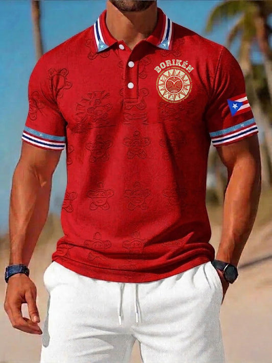 Men's Puerto Rico Printed Shirt