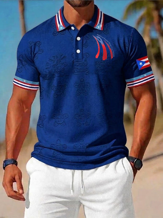 Men's National Puerto Rican Day Parade Printed Shirt